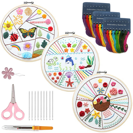 DIY Embroidery Stitch Practice Kit
