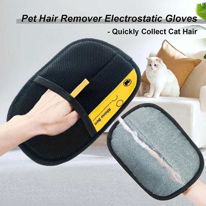Pet Hair Removal Grooming Glove