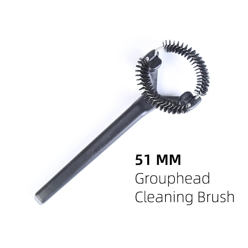Espresso Machine Group Head Cleaning Brush with Removable Cleaning Head