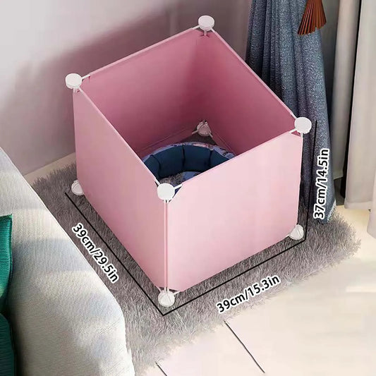 Small Dog Indoor Cage with Protective Fence