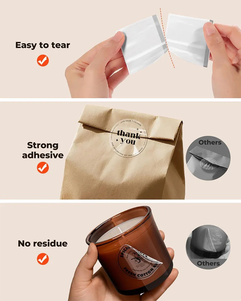 Transparent Thermal Label Roll