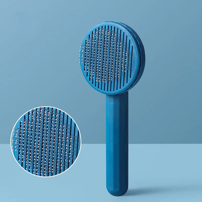 Self-Cleaning Pet Grooming Brush