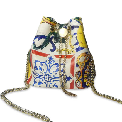 Women’s Bucket Crossbody Bag – Large Capacity Chain Shoulder Bag