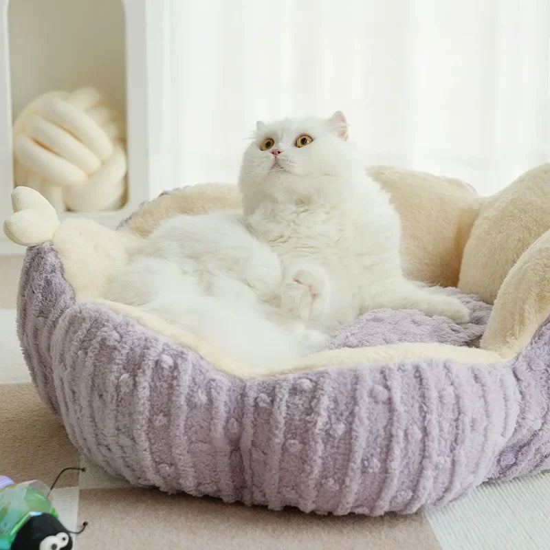 Plush Cactus Pet Nest Bed