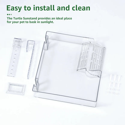 Adjustable Acrylic Turtle Basking Platform