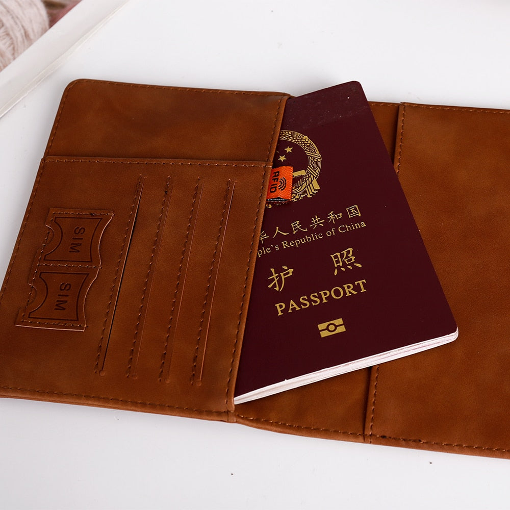 Vintage Business Passport Cover