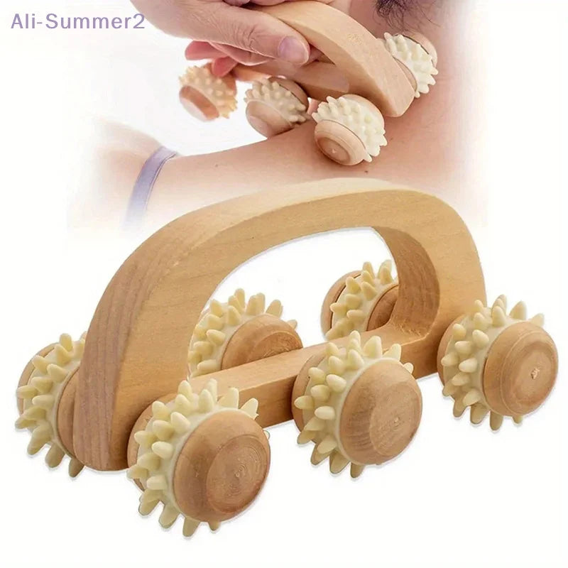 Wooden Massage Roller Tool