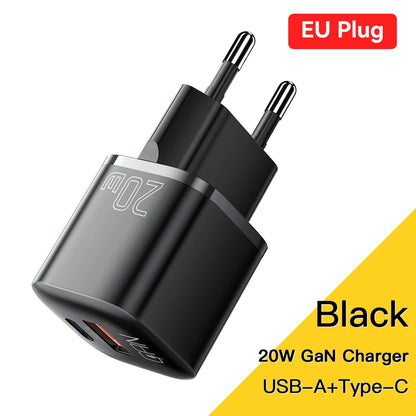 Essager 20W GaN Dual-Port Fast Charger