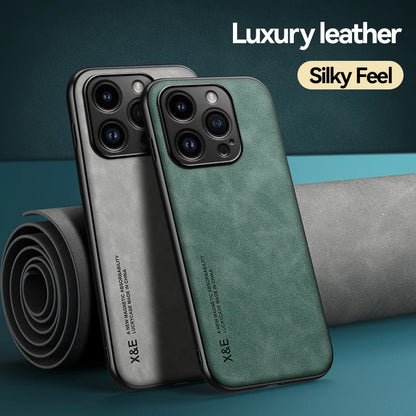 Luxury Leather Cover For iPhone 15, 14, 13, 12, 11 Pro, Max, 7 8 Plus