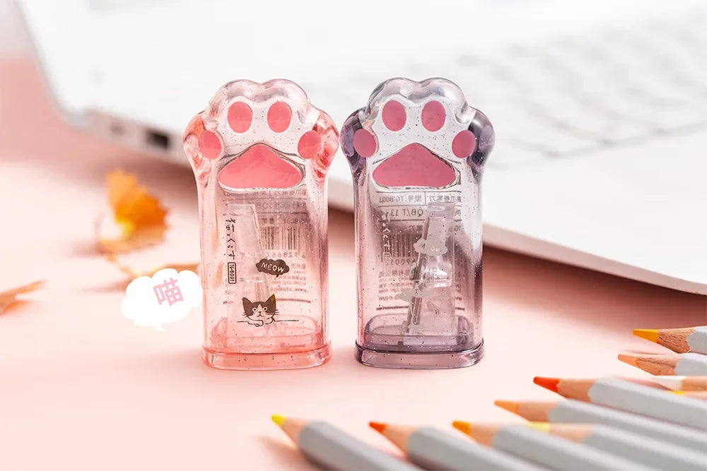 Kids Kawaii Cat Paw Pencil Sharpener