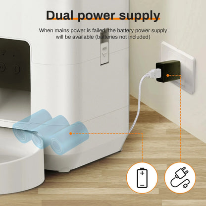 Programmable Timed Dry Food Dispenser for Cats & Small Dogs