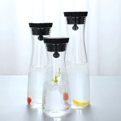 Glass Carafe with Fruit Infuser Lid