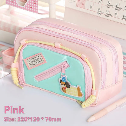 Dachshund Dog Large Capacity Pencil Case