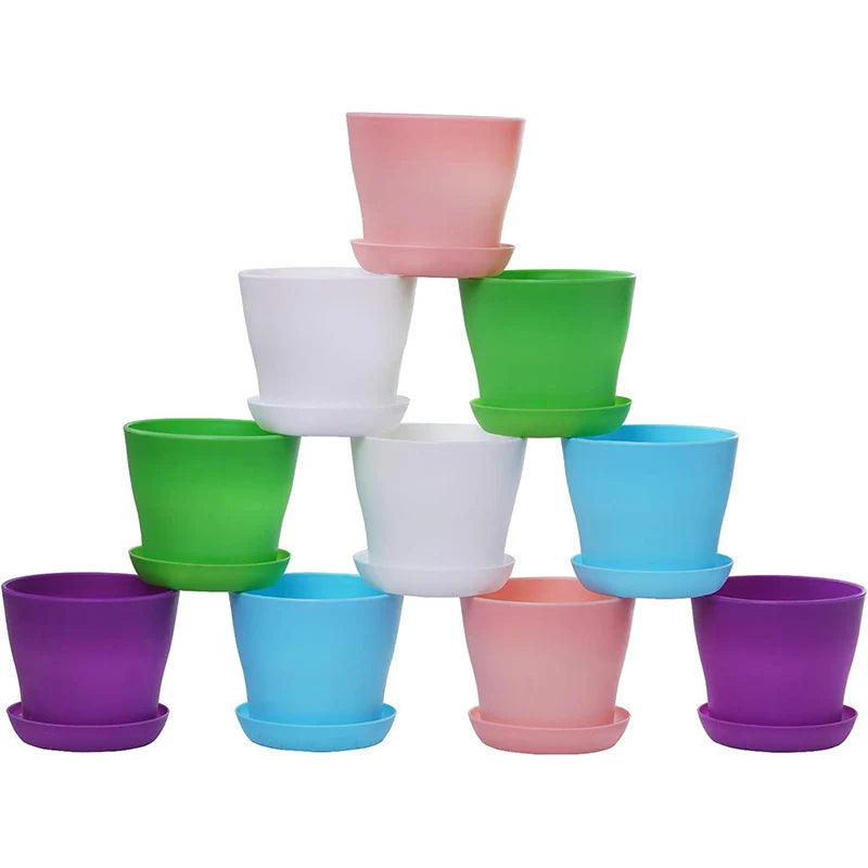 Mini Flower Pot with Tray