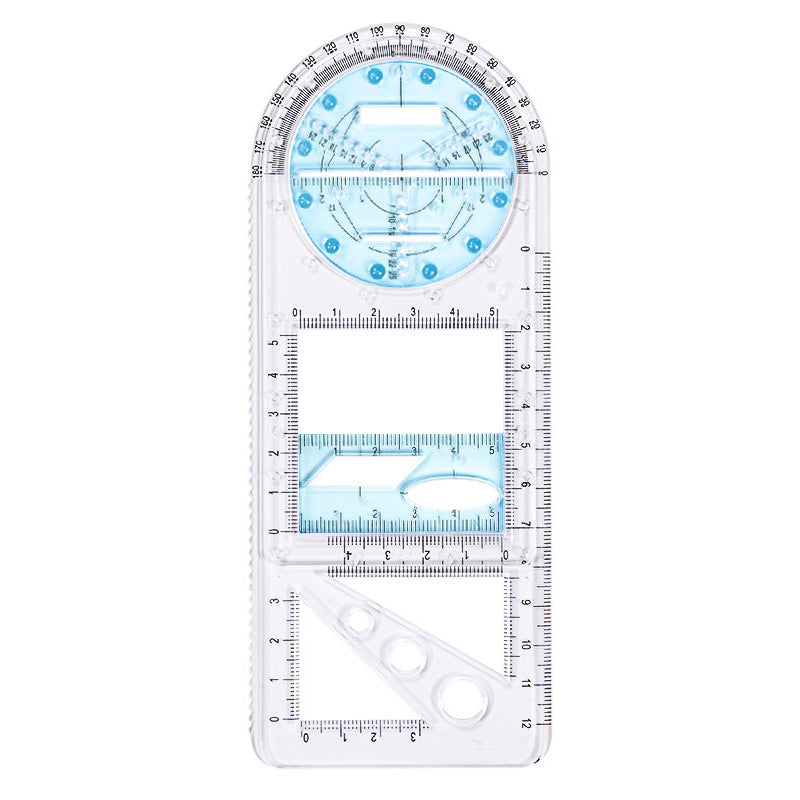 Multifunctional Geometric Drawing Ruler