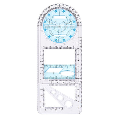 Multifunctional Geometric Drawing Ruler