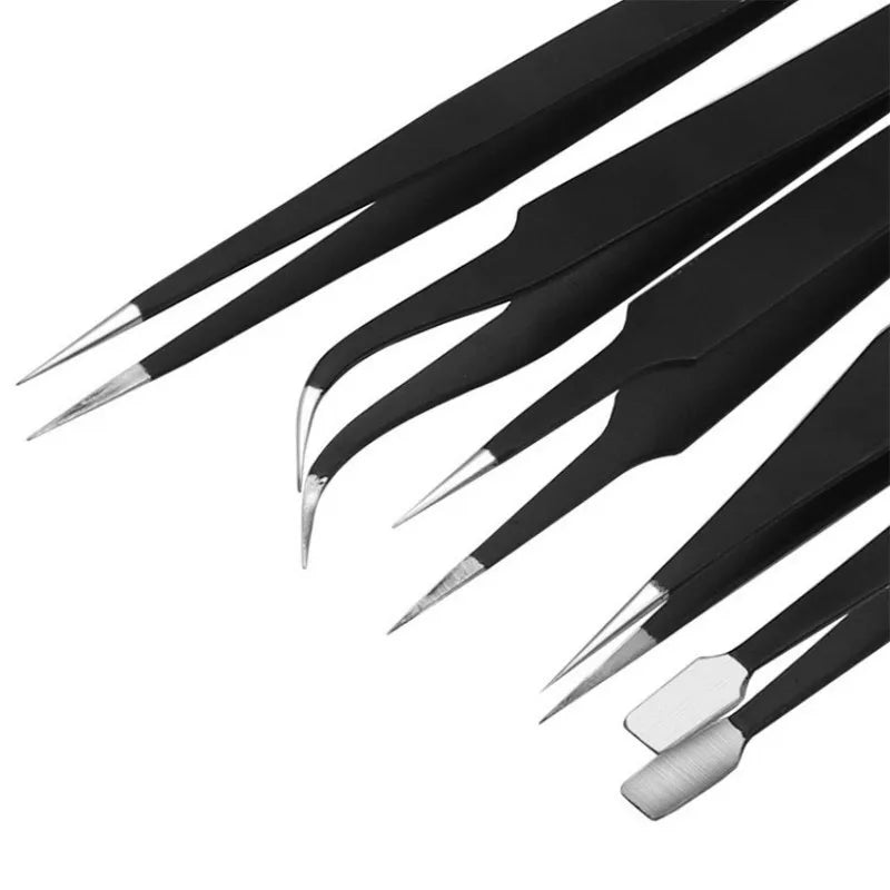 Stainless Steel Precision Tweezer Set