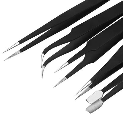 Stainless Steel Precision Tweezer Set