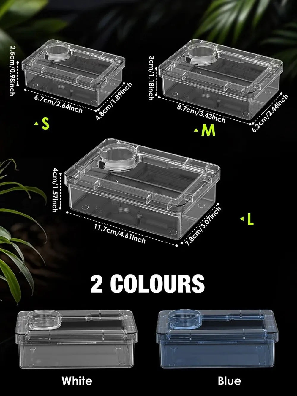 Anti-Escape Reptile Feeding Bowl