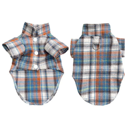 Classic Plaid Dog Shirt