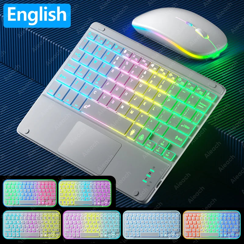 Wireless Bluetooth Keyboard with Touchpad