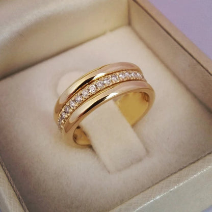 Cubic Zirconia Eternity Band Ring