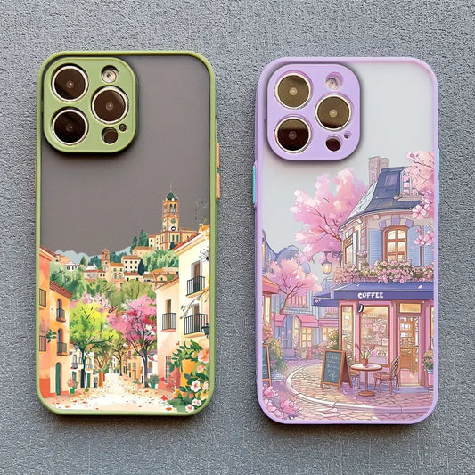 iPhone Case Illustrated Townscape