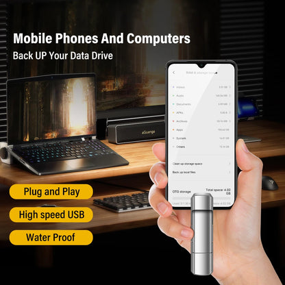 JASTER USB Type-C Metal Flash Drive