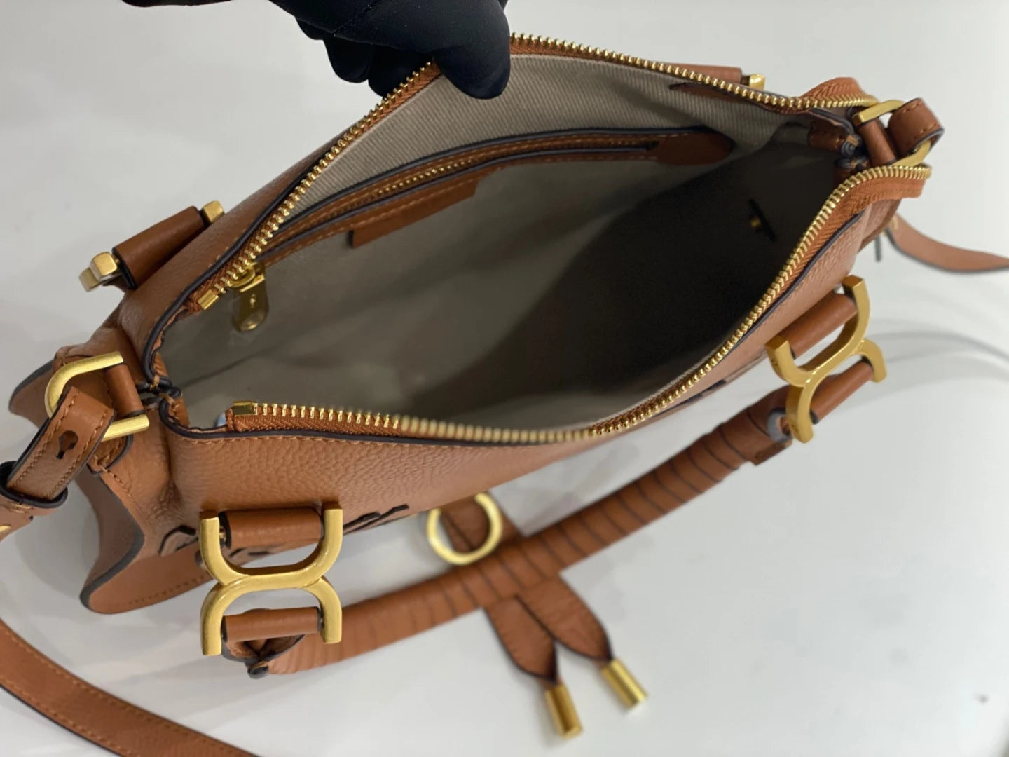 Vintage Genuine Leather Saddle Crossbody Bag for Women