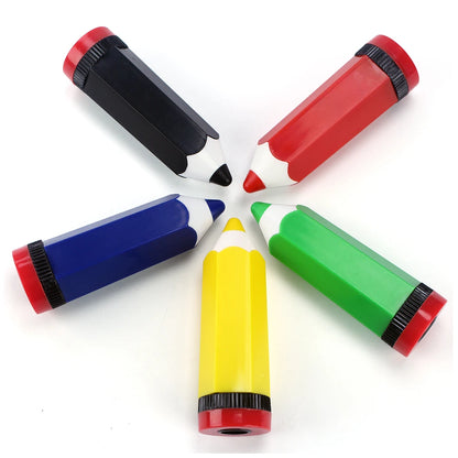 Pencil Sharpener Creative Cartoon Pencil-Shaped Single-Hole Color Sharpener Office School Supply Artistic Stationery