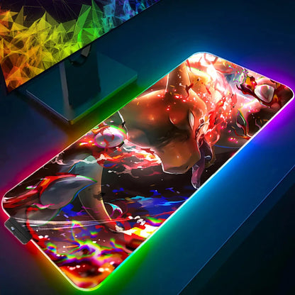LED Backlit XXL Mouse Pad & Keyboard Mat
