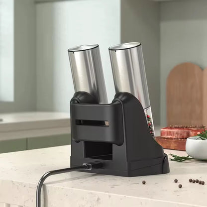 Electric Spice Grinder Set with Charging Base