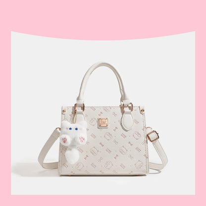 Elegant Leather Diaper Tote Bag