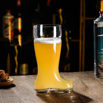 Boot-Shaped Beer Glass