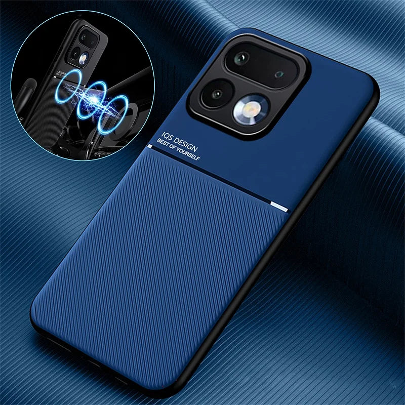 Magnetic PU Leather Shockproof Phone Case