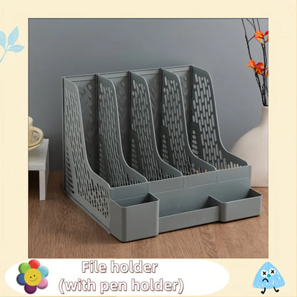 Multi-Layer A4 Desktop File Organizer