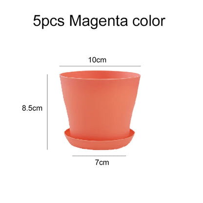 Mini Flower Pot with Tray