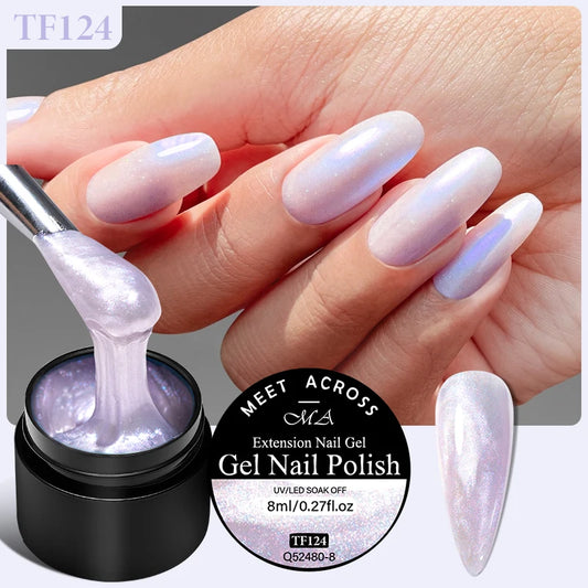 MEET ACROSS 8ML Aurora Extension Gel Polish