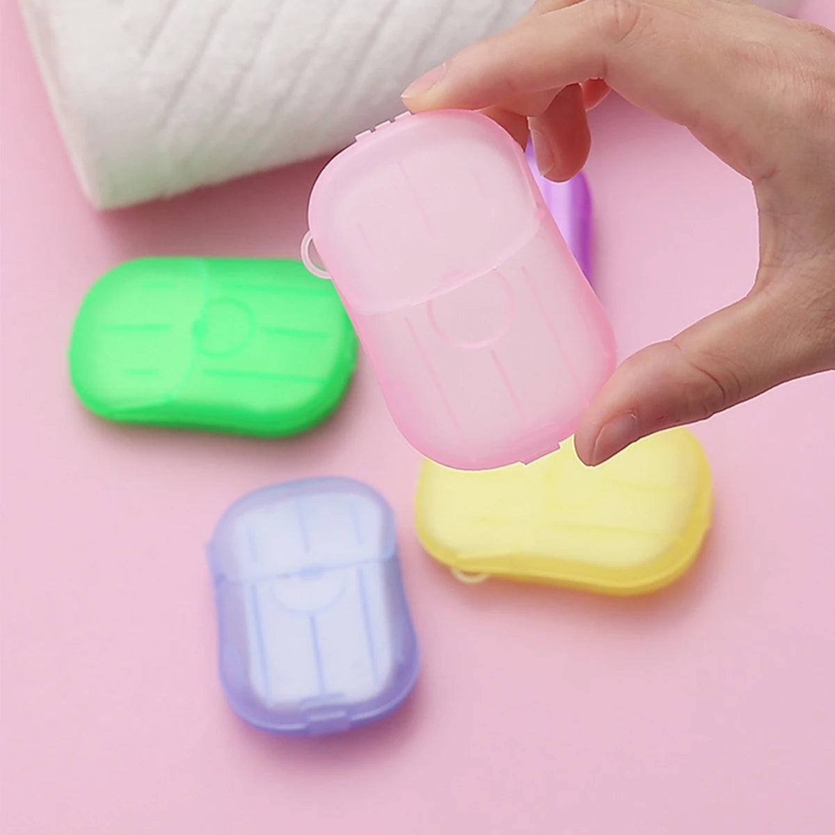 Portable Travel Soap Paper Case