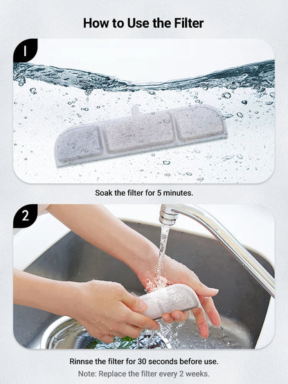 Replacement Filter Cartridges for DownyPaws Cat Water Fountain