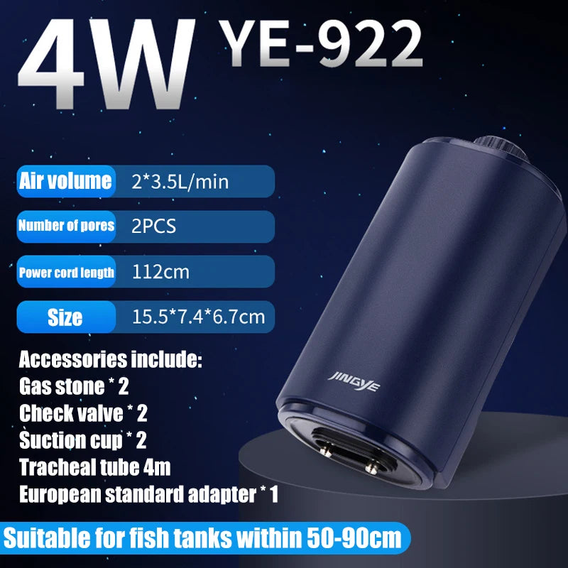 Silent Aquarium Oxygen Air Pump