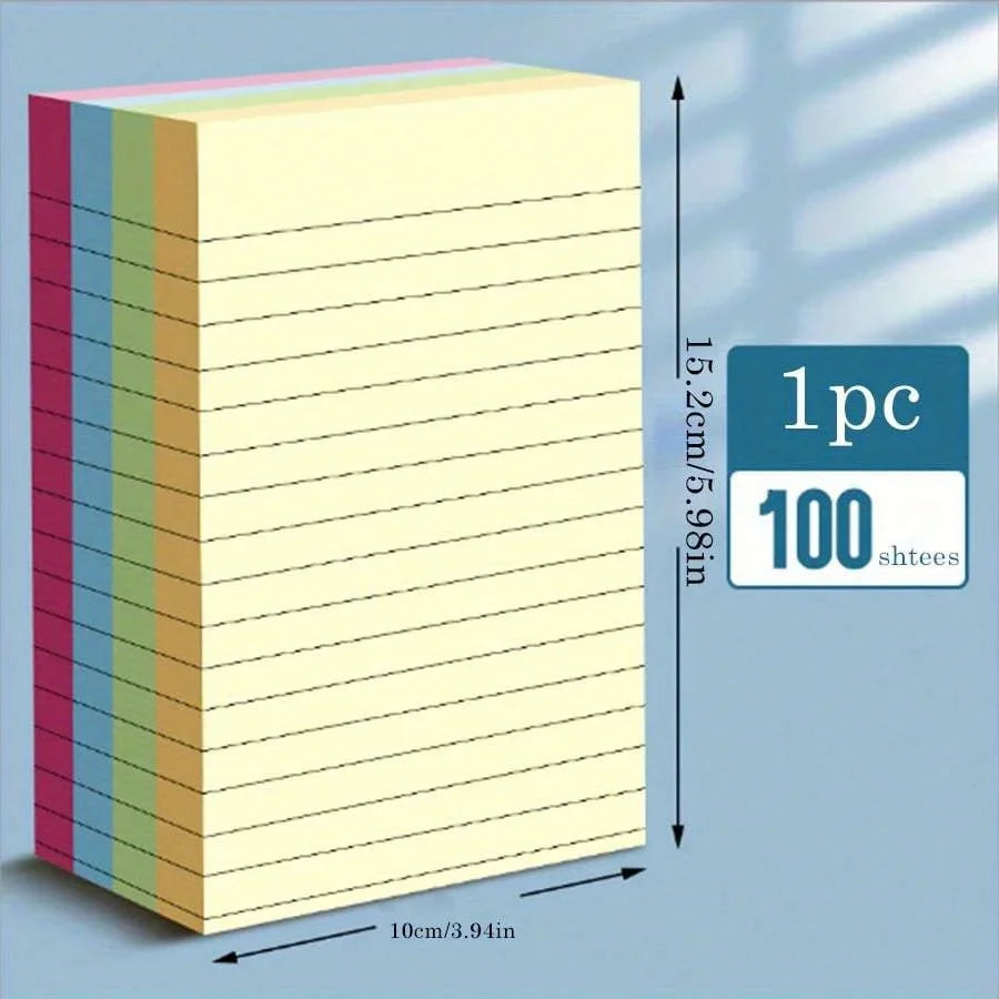 Vibrant Horizontal Note Paper Memo Pad