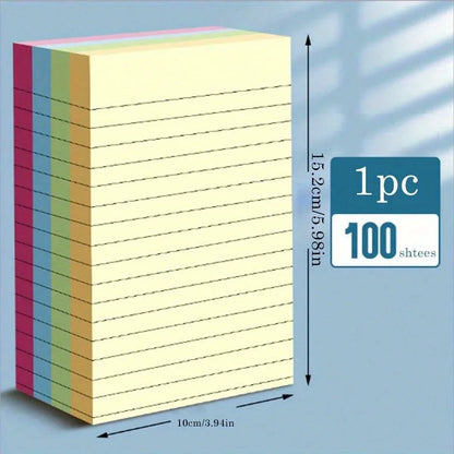 Vibrant Horizontal Note Paper Memo Pad