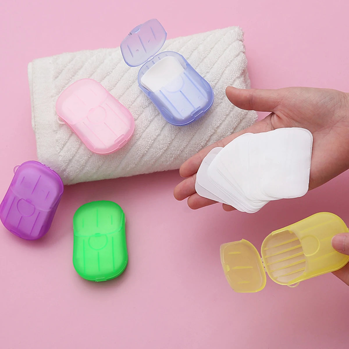 Portable Travel Soap Paper Case