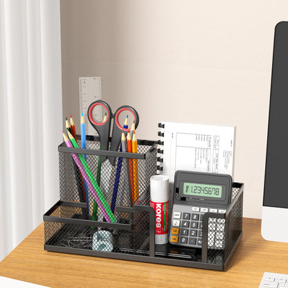 Metal Mesh Desk Organizer Caddy
