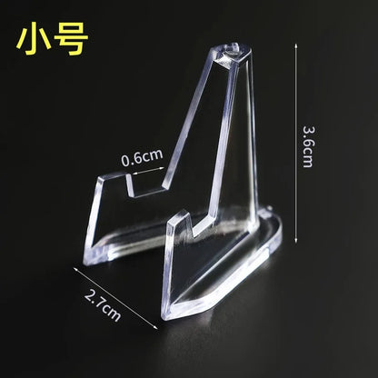 Transparent Acrylic Coin Display Stand Set