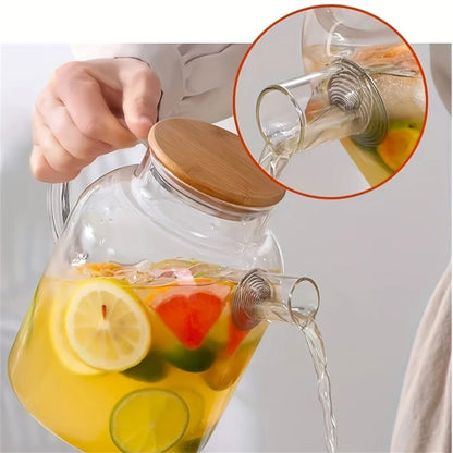 Large Capacity Heat-Resistant Glass Teapot