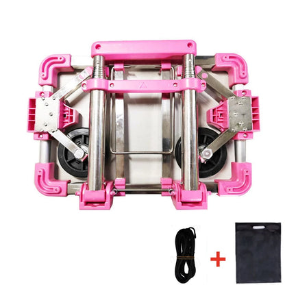 Lightweight Folding Luggage Cart with 2 Wheels