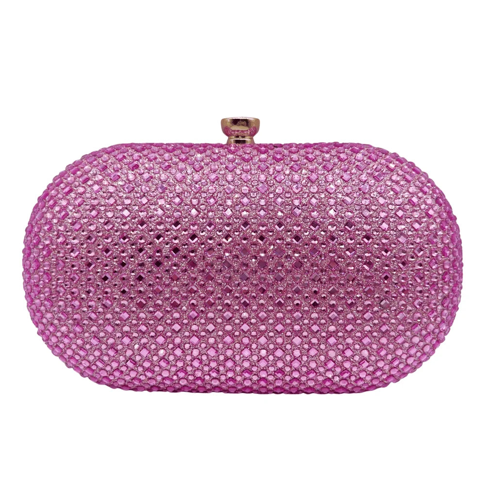 Luxury Rhinestone Evening Clutch Bag