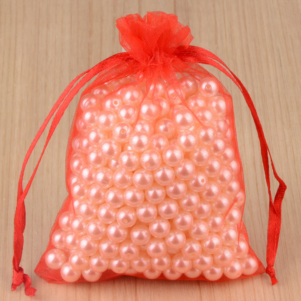 100pcs 24 Colors Jewelry Packaging Bag 5*7 7*9 9*12 10*15cm